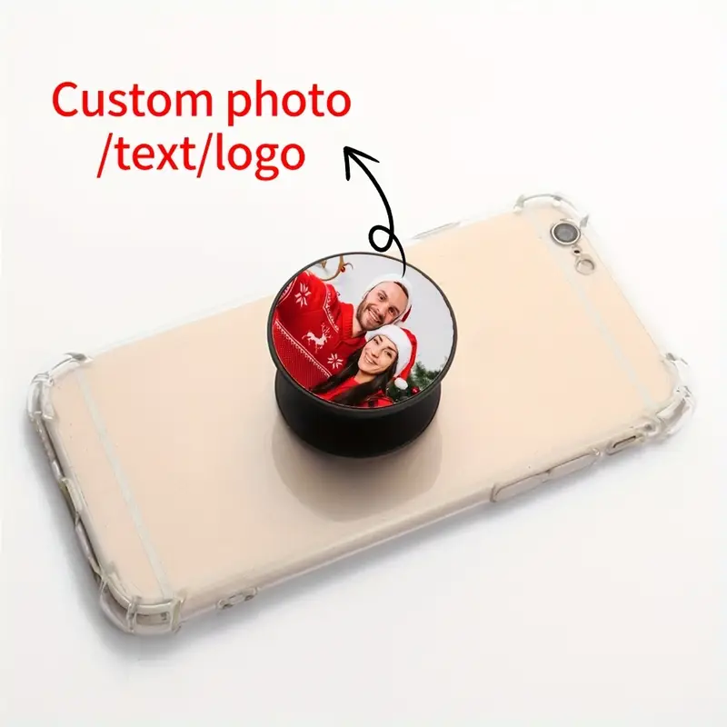 Phone Cases Customized - Penyangga Ponsel Bulat Sublimasi yang Dapat