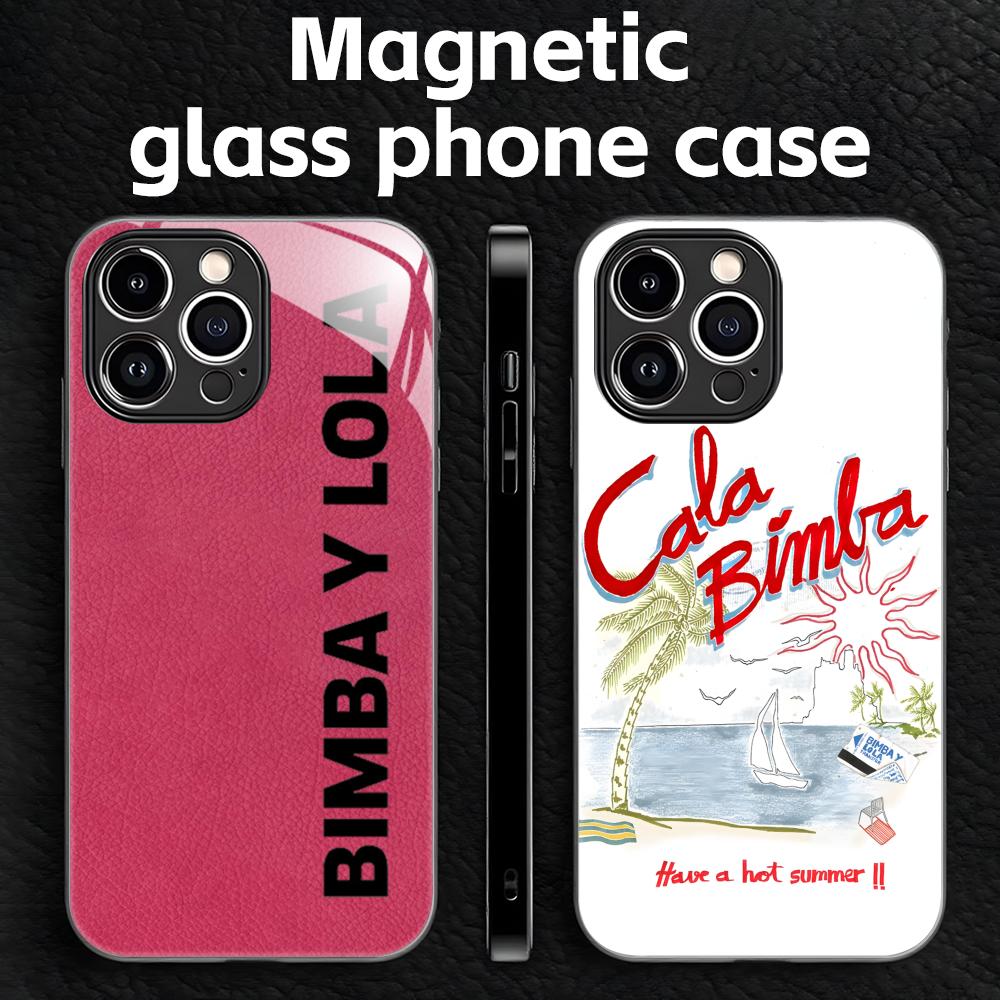 Phone Cases With Magnet - Casing Ponsel Logo BIMBA Y LOLA