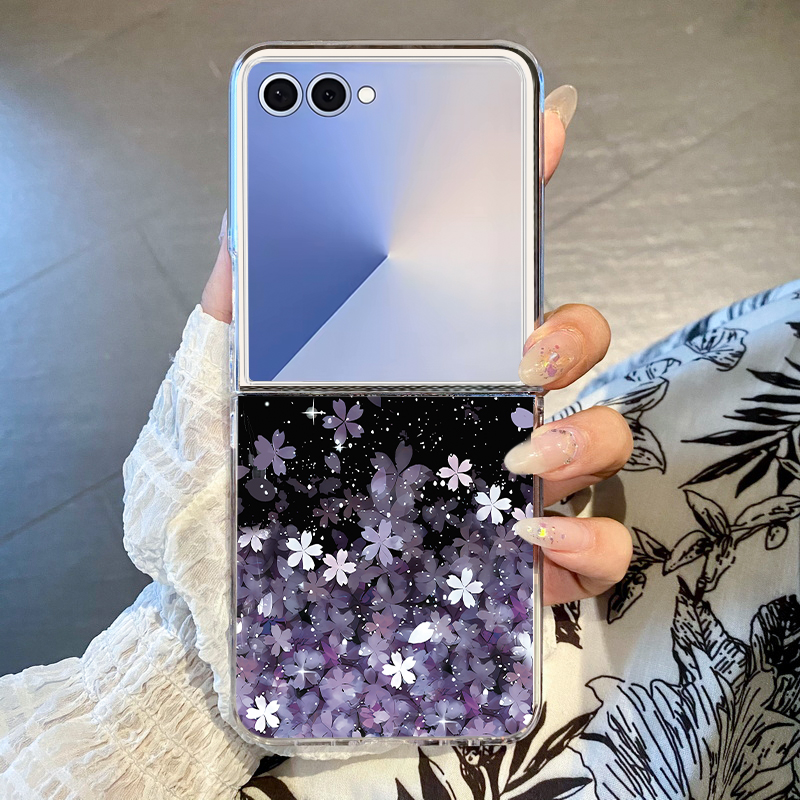 Phone Cases Z Fold 7 - Casing Bunga Sakura untuk Samsung Galaxy