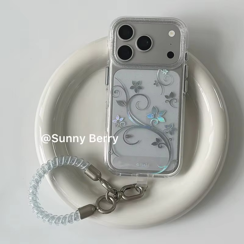 Phone Cases With Magnet - Casing Ponsel Fashion Simple Flower Vine
