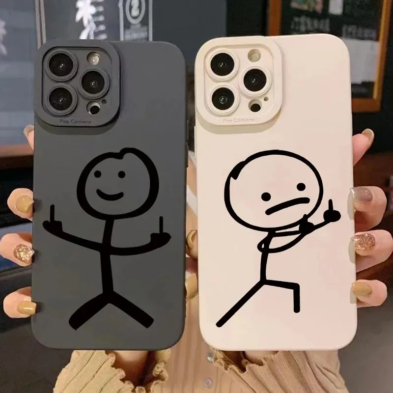 Phone Cases Xs Iphone - Casing HP Silikon Matte Motif Kartun