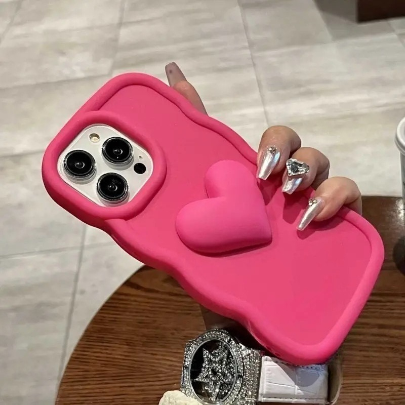 Phone Cases Motorola Edge 2025 - Casing Ponsel Gelombang Cinta 3D untuk