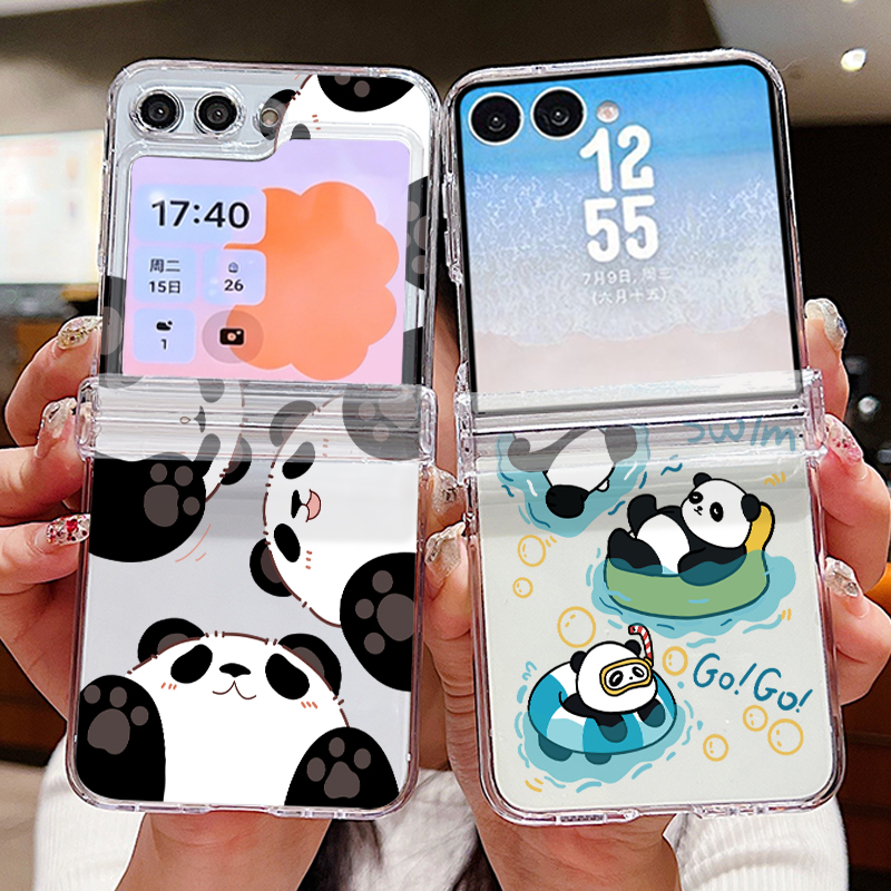Phone Cases Z Fold 7 - Casing Ponsel Motif Panda Lucu Untuk