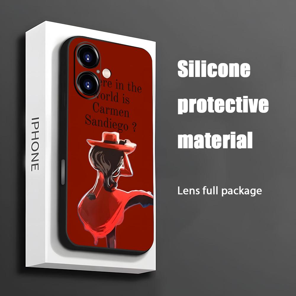 Phone Cases Xs Iphone - Casing Ponsel Kartun Carmen Sandiego Populer