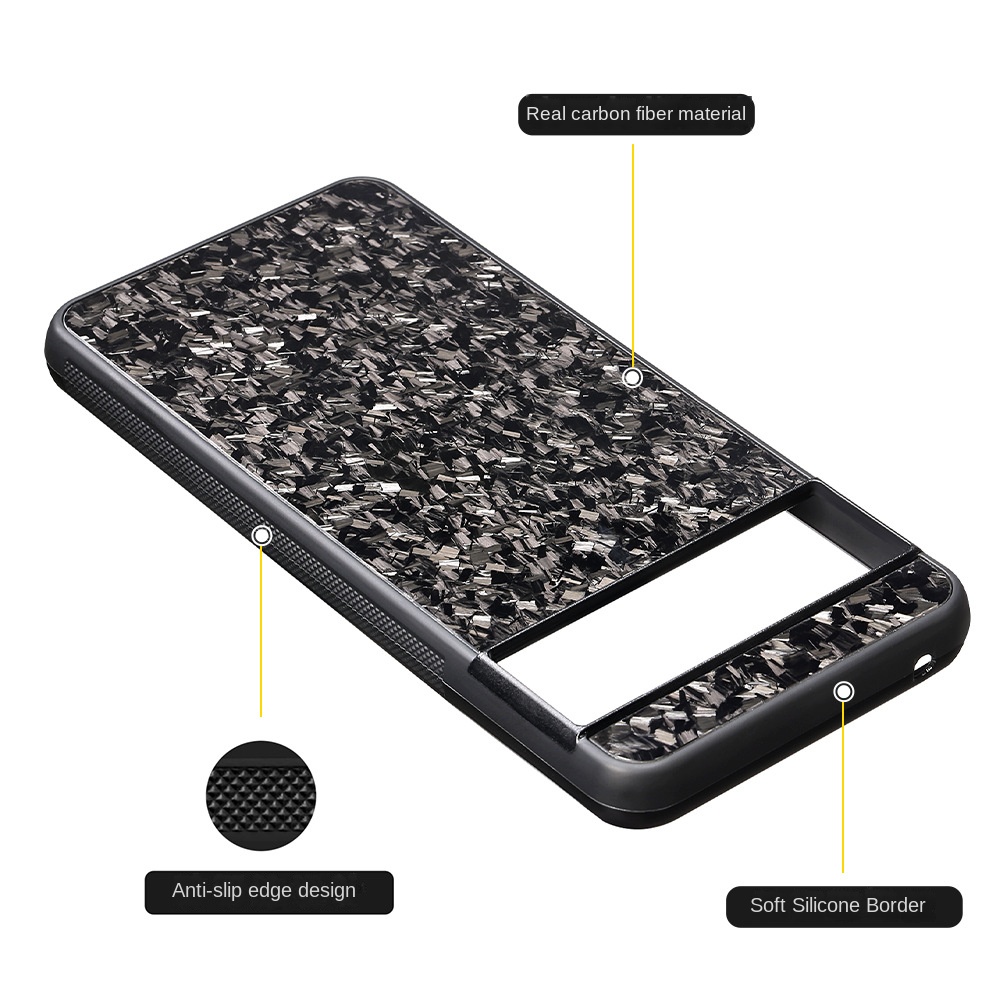 Phone Cases Customized - Casing Serat Karbon Asli Baru untuk