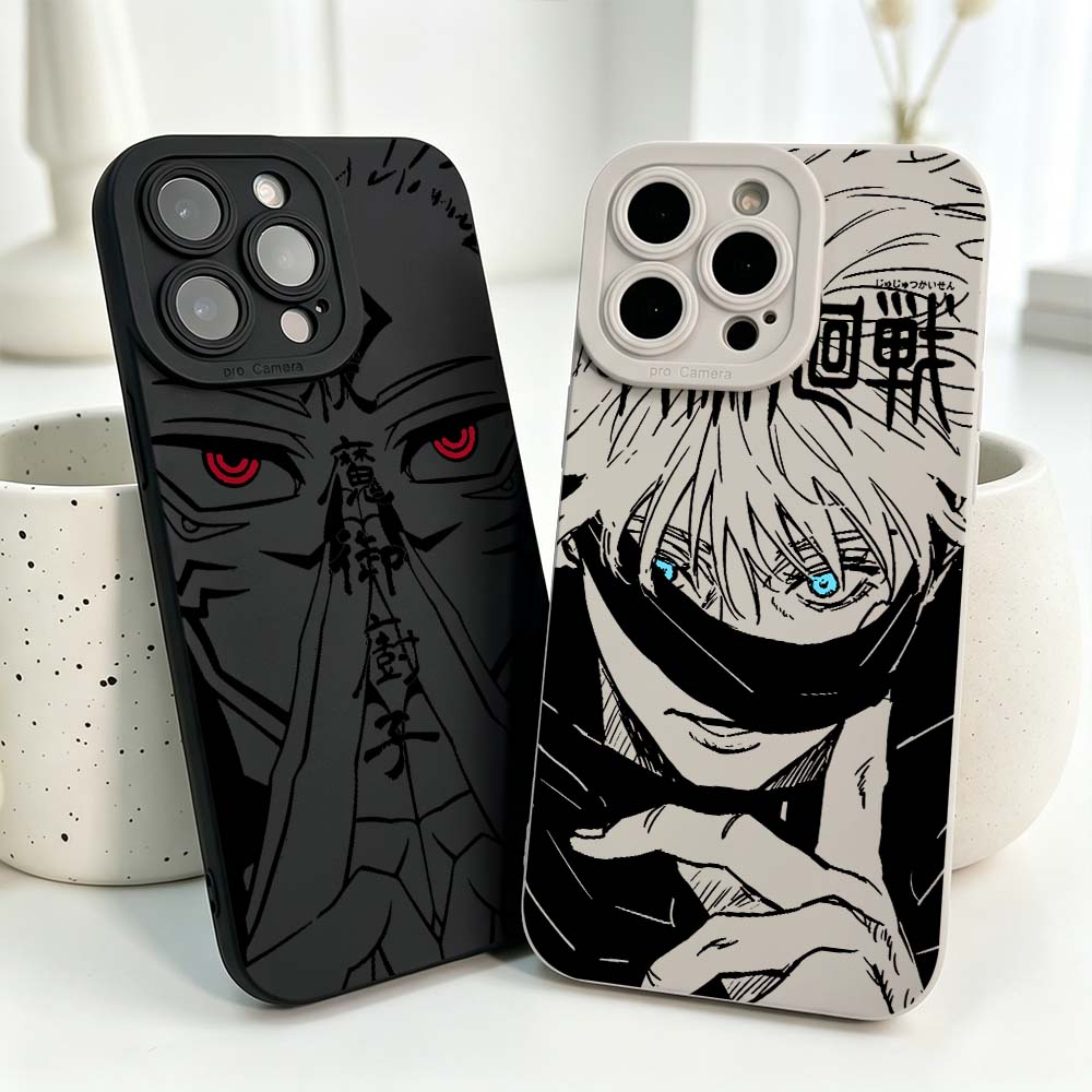 Phone Cases Xs Iphone - Casing Silikon Anime Jujutsu Kaisen Keren
