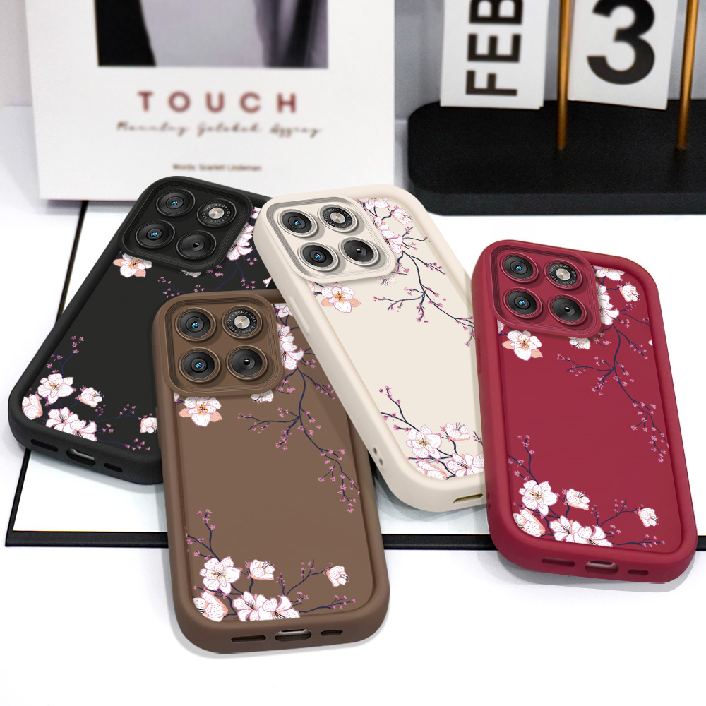Phone Cases Motorola Edge 2025 - Casing Ponsel Bunga Musim Semi untuk