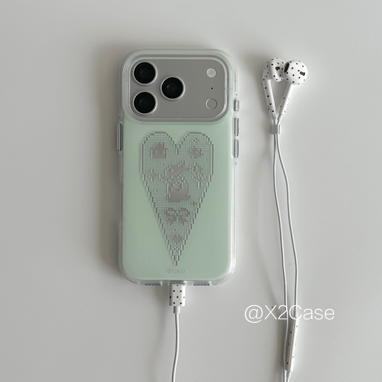 Phone Cases Green - Casing Ponsel Kelinci Pixel Hijau Gaya