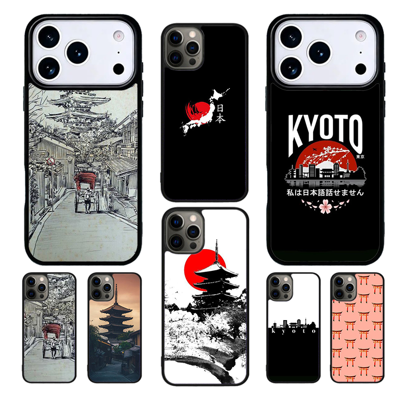 Phone Cases Kyoto - Casing HP Pola Kota Tua Kyoto