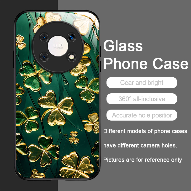 Casing Ponsel Kaca Tempered Mo - Phone Cases Green ulasan dan harga