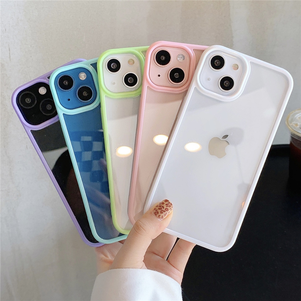 Casing ponsel transparan akril - Phone Cases Burga ulasan dan harga