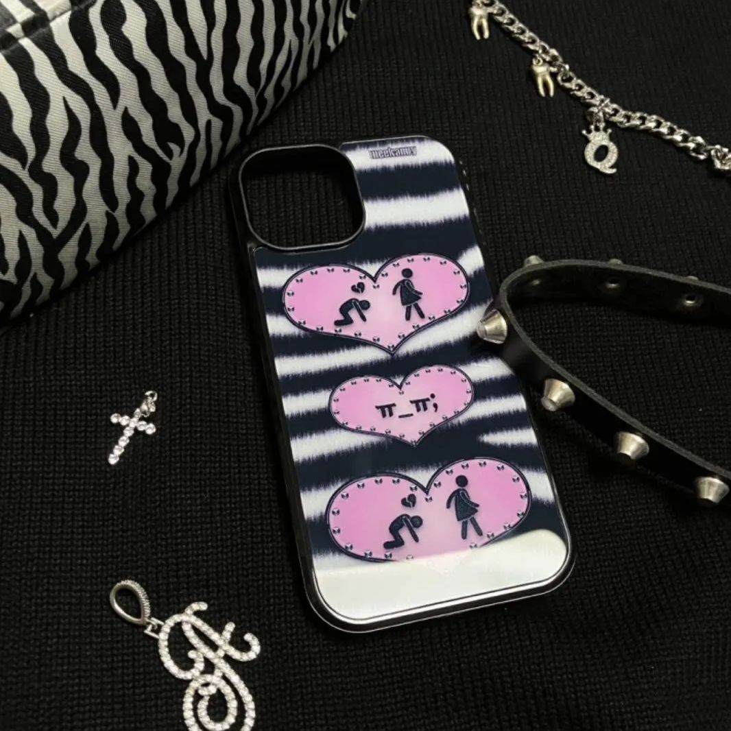 Casing HP Bergaris Hitam dan P - Phone Cases Customized ulasan dan harga