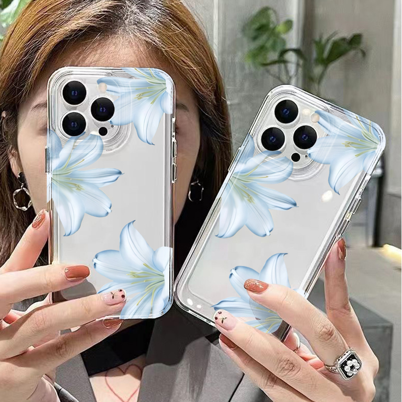 Casing Ponsel Bunga Lily Putih - Phone Cases Xs Iphone ulasan dan harga