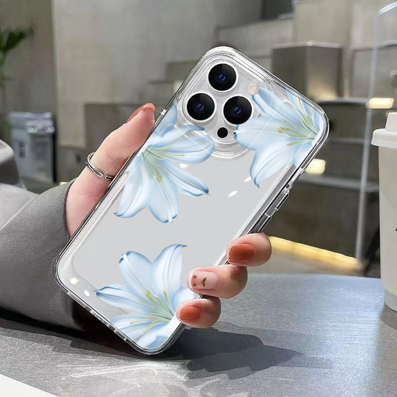 Casing Ponsel Bunga Lily Putih - Phone Cases Xs Iphone ulasan dan harga